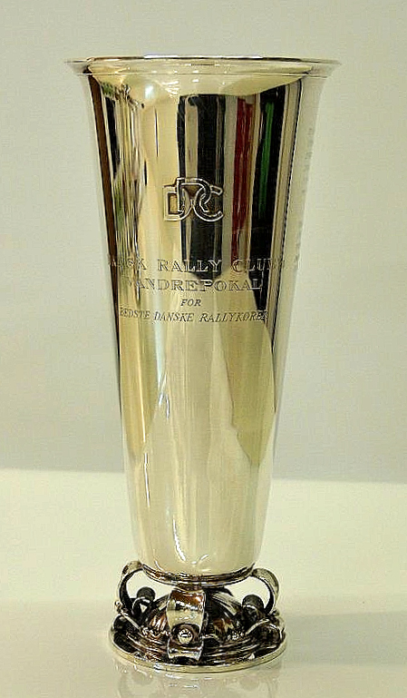 Rallykørerpokalen blev udsat første gang i 1954 ved Dansk Rally Clubs stiftelse.
(Foto: Michael Eisenberg)